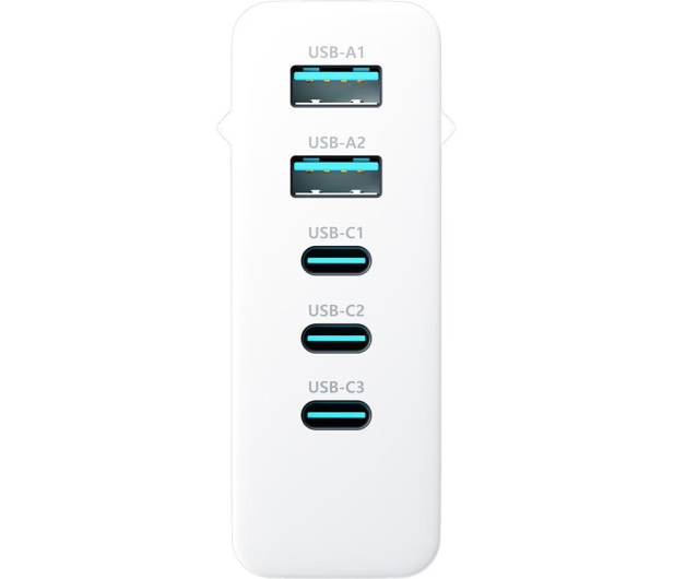3MK 140W 3xUSB-C+2xUSB-A GaN PD QC 3M004703 - 1125651 - zdjęcie 4